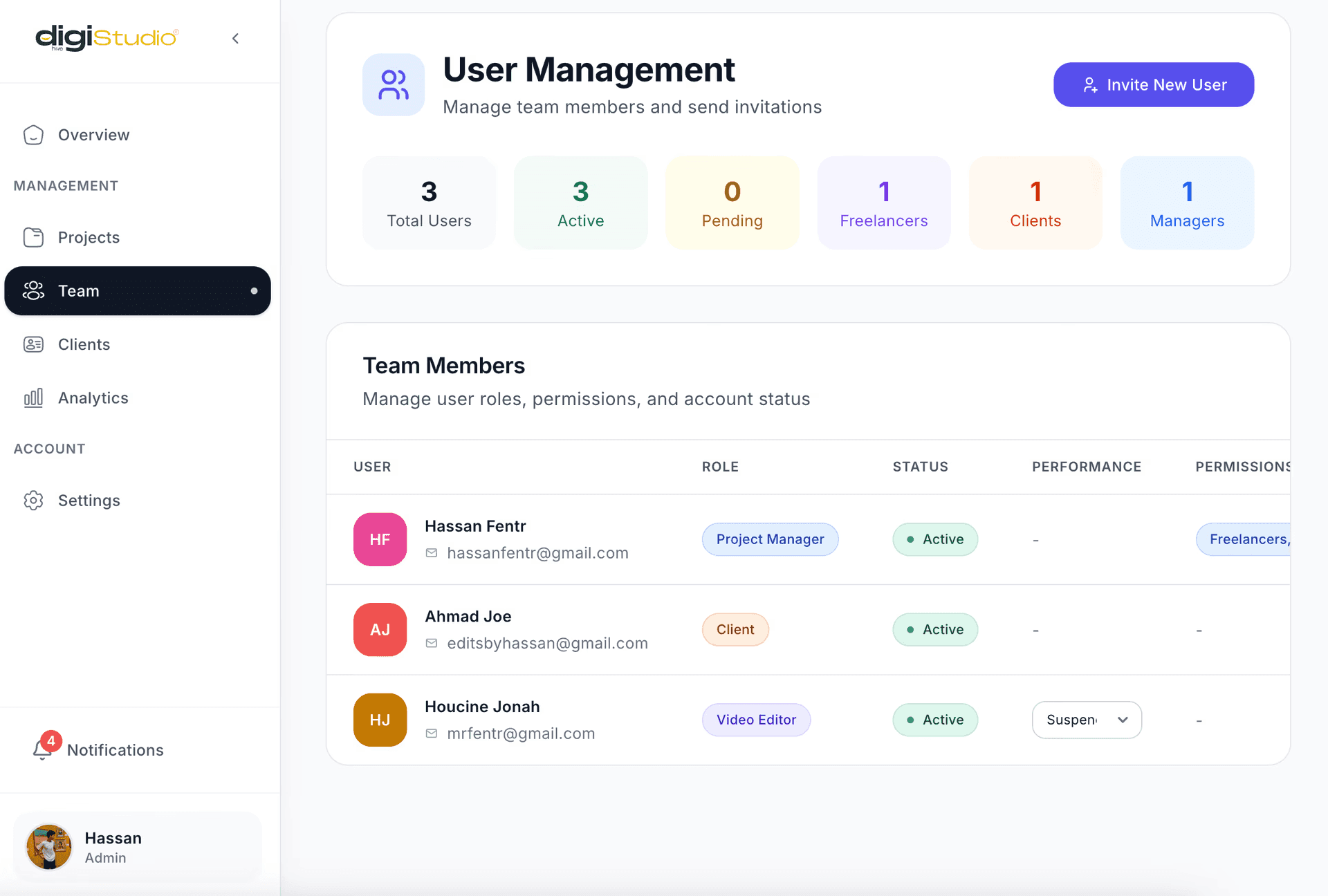 Digihive Studio - Outil de Gestion d'Agence