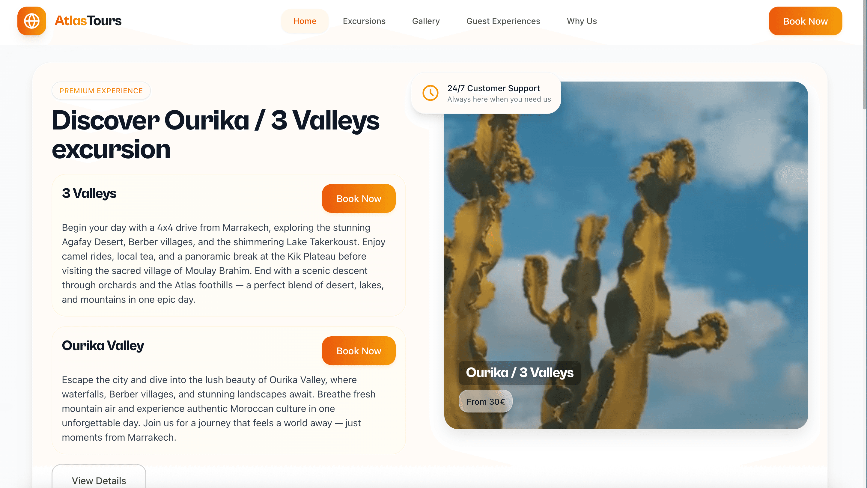 Atlas Tours - Site Web Excursions Atlas